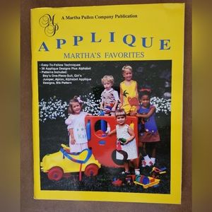 Applique Martha's Favorites VINTAGE 1991